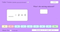 Subtraction (within 5) Missing Minuend Interactive